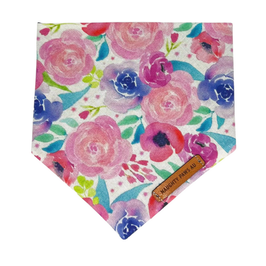 "Peony For Your Thoughts" Pet Bandana